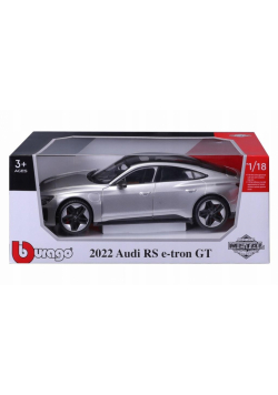 Audi RS e-tron GT silver 1:18 BBURAGO