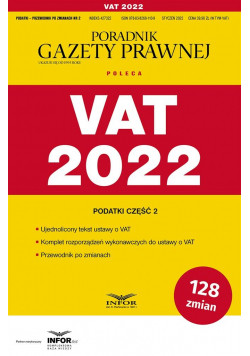 VAT 2022. Podatki-Przewodnik po zmianach 2/2022