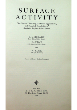 Surface Activity