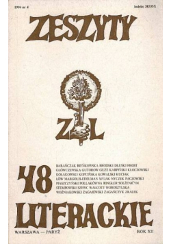 Zeszyty literackie 48