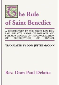 Commentary on the Rule of St. Benedict