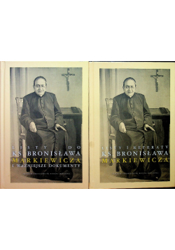 Listy do Ks. Bronisława Markiewicza