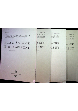 Polski Słownik Biograficzny Tom XL zeszyt 164 do 167
