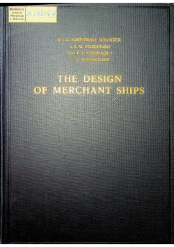 The design of merchant ships volume IV