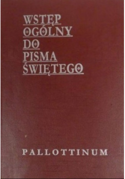 Wstęp ogólny do pisma świętego