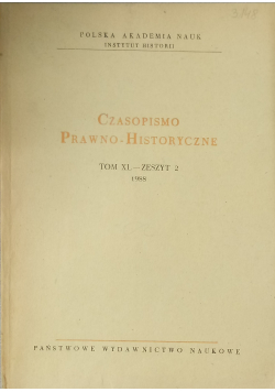 Czasopismo Prawno-Historyczne tom XL zeszyt 2