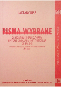 Pisma wybrane Pisma Ojców Kościoła reprint z 1933 r