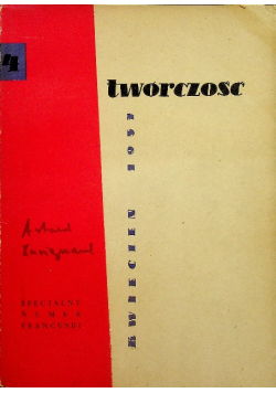 Twórczość kwiecień 1957 rok
