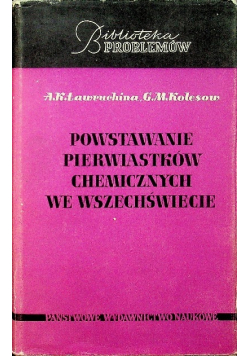 Powstawanie pierwiastków chemicznych we wszechświecie