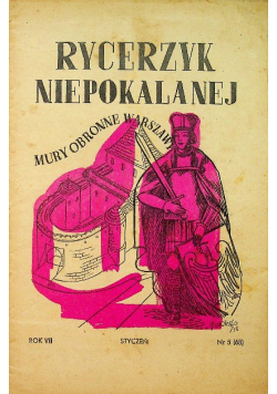Rycerzyk niepokalanej styczeń nr 5 ( 68 ) 1939r