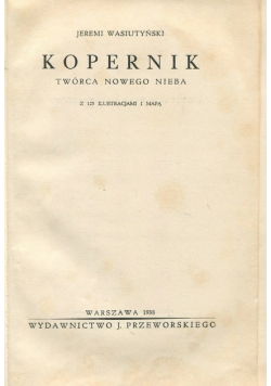 Kopernik twórca Nowego nieba 1938 r.