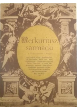 Merkuriusz sarmacki z Niderlandów i Anglii