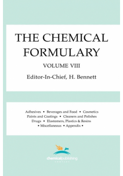 The Chemical Formulary, Volume 8