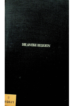 De Antike Religion 1940 r.