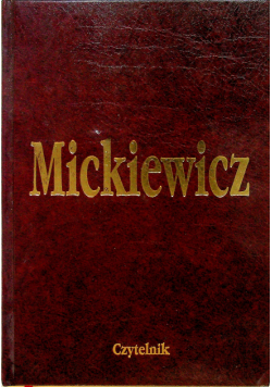 Mickiewicz Dzieła Tom V