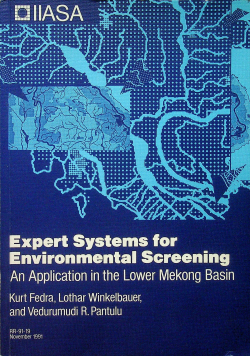 Expert systems for environmental screening
