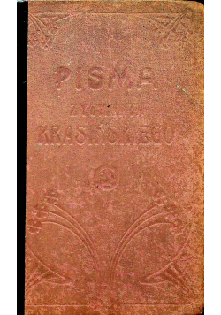 Pisma Zygmunta Krasińskiego Tom IV 1907 r