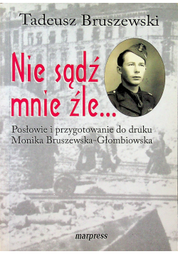 Nie sądź mnie źle