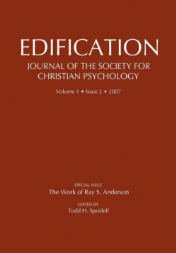 Edification-Journal of the Society of Christian Psychology