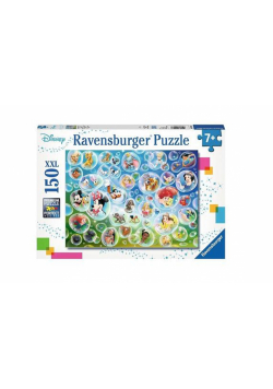 Puzzle 150 Bańki mydlane z postaciami Disneya