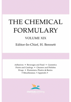 The Chemical Formulary, Volume 19