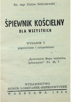 Śpiewnik kościelny dla wszystkich