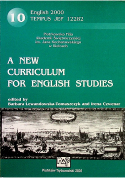 A New Curriculum for English Studies