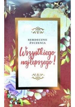 Karnet Najlepsze życzenia 2K - 032