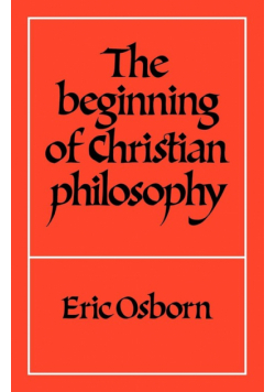 The Beginning of Christian Philosophy