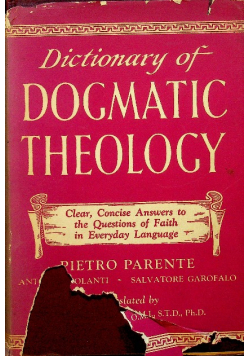 Dictionary of Dogmatic Theology