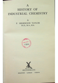 A history of industrial chemistry