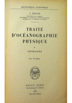 Traite doceanographie physique 1943r