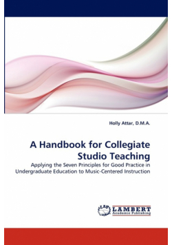 A Handbook for Collegiate Studio Teaching