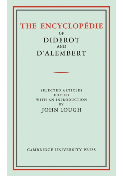 The Encyclopedie of Diderot and D'Alembert