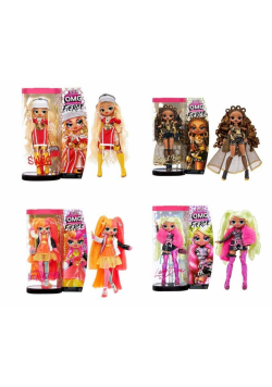 LOL Surprise 707 OMG Fierce Dolls (4szt)