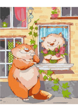 Malowanie po numerach-Tulipany dla ukochanej 40x50