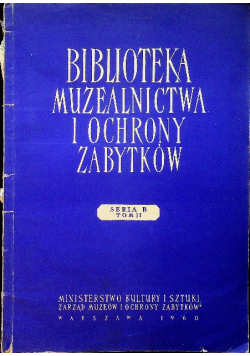Biblioteka muzealnictwa i ochrony zabytków
