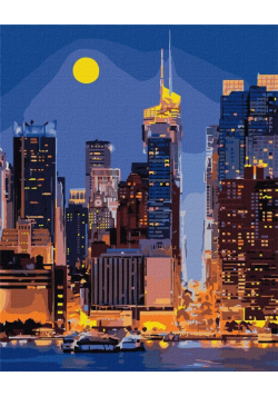 Malowanie po numerach - Ulice Manhattanu 40x50cm