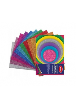 Papier kolorowy samoprzylepny A5/8K brokat
