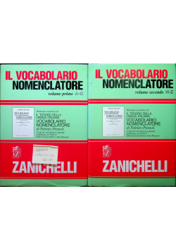 Il Vocabolario nomenclatore 2 tomy