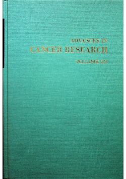 Advances in Cancer Research volume 22
