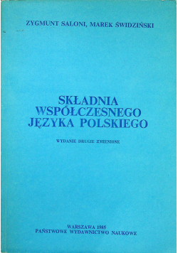 Składania współczesnego języka polskiego