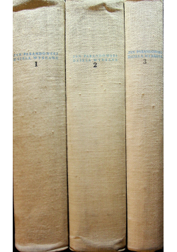 Parandowski Dzieła wybrane 3 tomy