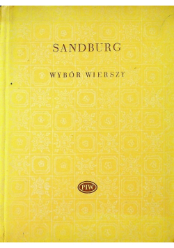 Sandburg Wybór wierszy