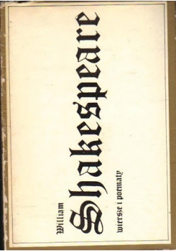 Shakespeare Wiersze i poematy