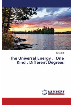 The Universal Energy .. One Kind, Different Degrees