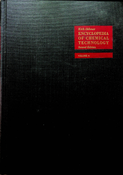 Encyclopedia of chemical technology vol 4