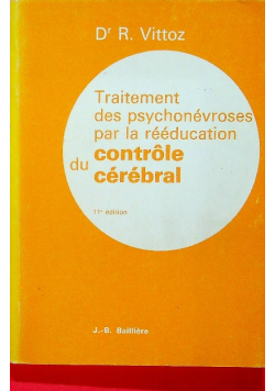 Vittoz traitement des psychonevroses