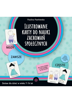 Ilustrowane karty do nauki zachowań społecznych Nowa