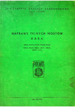 Naprawy tylnych mostów Raba